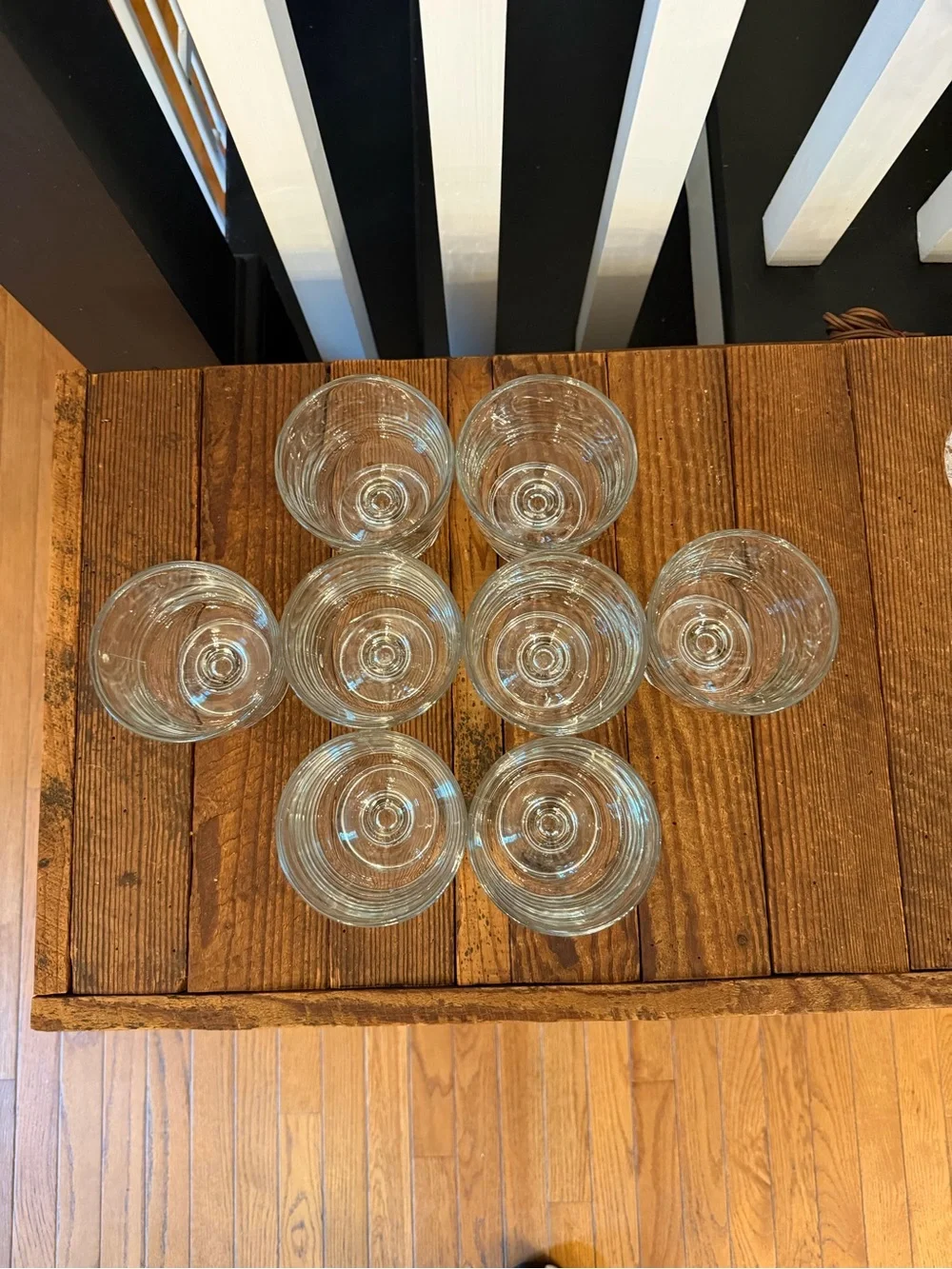 Vintage Libby Clear Glass Footed Dessert Cups - Set of 8